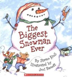 Book cover of The Biggest Snowman Ever