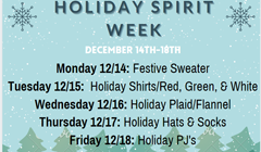 List of Holiday Spirit Wear Days