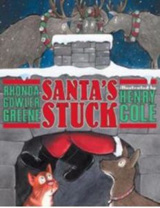 Book cover of Santa's Stuck