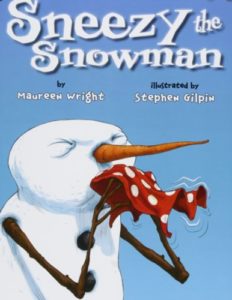 Book Cover Sneezy the Snowman