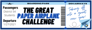 The Great Paper Airplane Challenge Graphic
