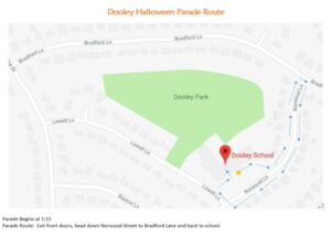 Map of Halloween Parade