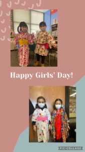 Girls in Kimonos for Girls' Day