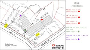 Map of School for Arrivals