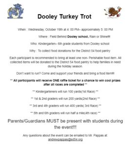 flyer about Turkey Trot