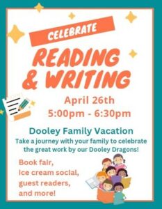 Celebrate Reading and Writing Night Flyer