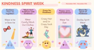 Graphic for Kindness Spirit Week