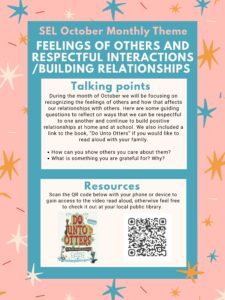 Information about October's SEL Theme