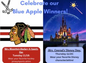 graphic about spirit days 